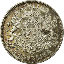 Moneta, Lettonia, Lats, 1924, SPL-, Argento, KM:7