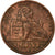Moneda, Bélgica, Leopold I, 5 Centimes, 1853, BC+, Cobre, KM:5.1