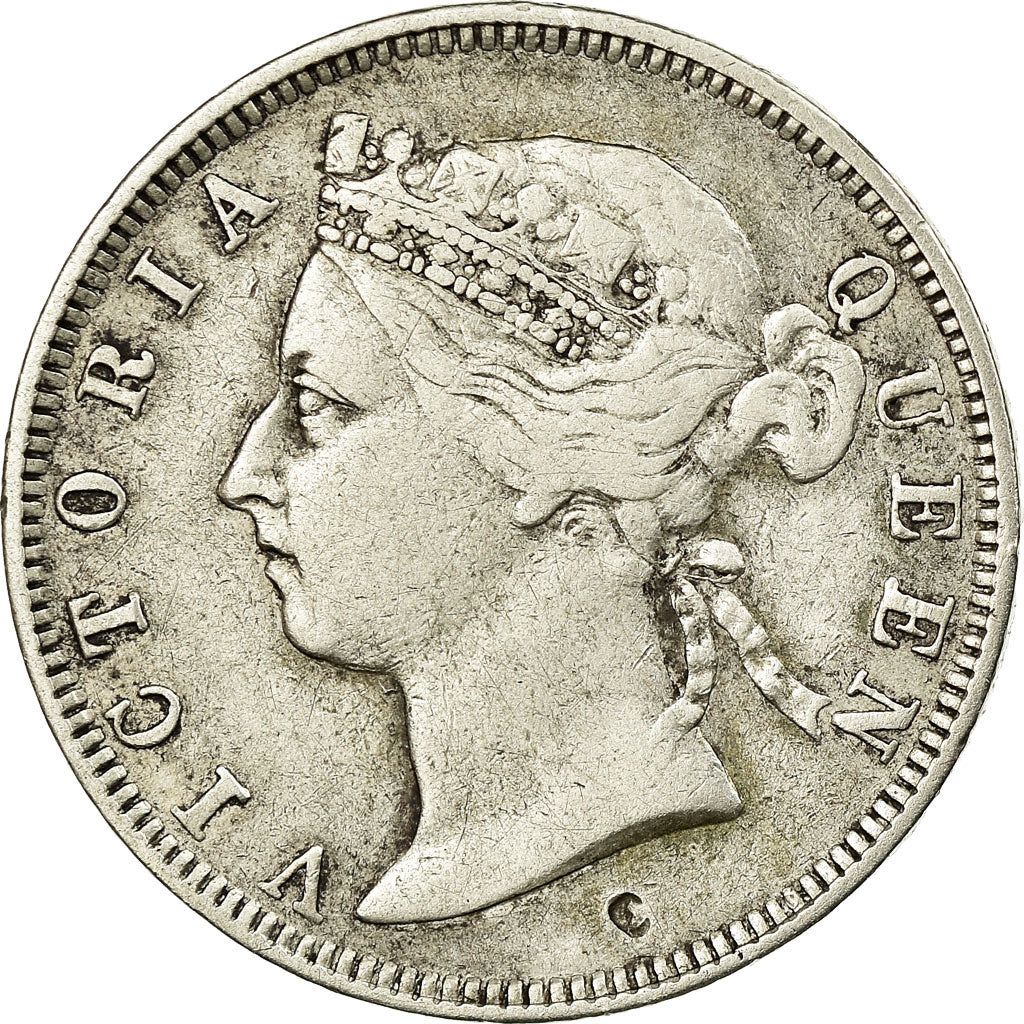 Münze, Hong Kong, Victoria, 20 Cents, 1892, S+, Silber, KM:7