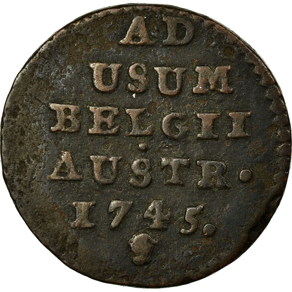 Coin, AUSTRIAN NETHERLANDS, Maria Theresa, Liard, Oord, 1745, Brussels