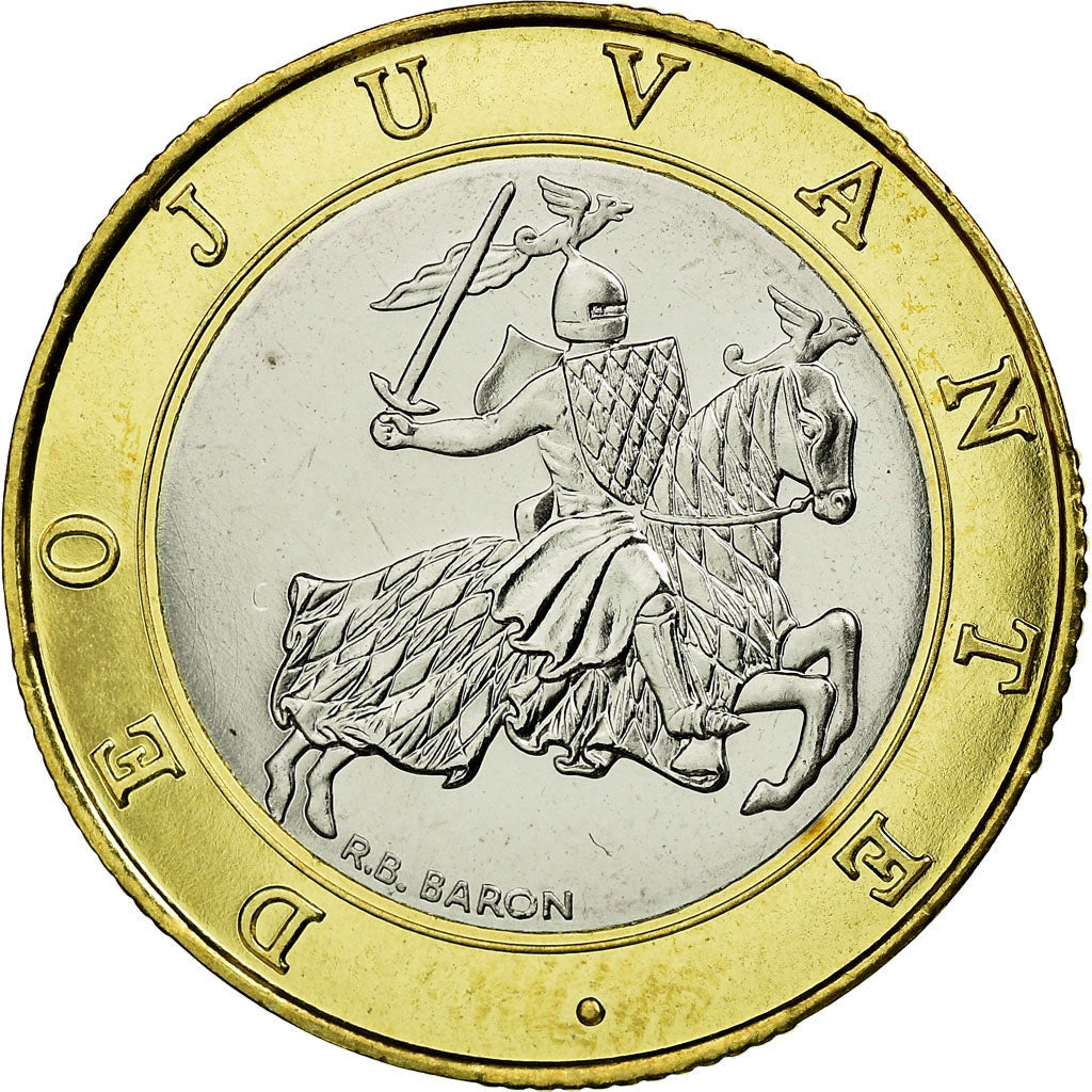 Monnaie, Monaco, Rainier III, 10 Francs, 1989, ESSAI, SPL, Bi-Metallic