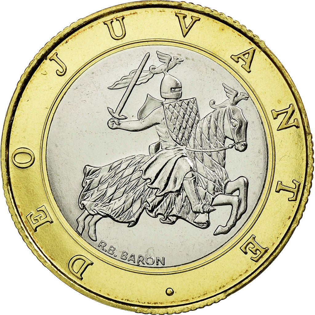 Coin, Monaco, Rainier III, 10 Francs, 1989, ESSAI, MS(63), Bi-Metallic, KM:163