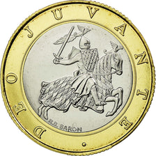 Coin, Monaco, Rainier III, 10 Francs, 1989, ESSAI, MS(63), Bi-Metallic, KM:163