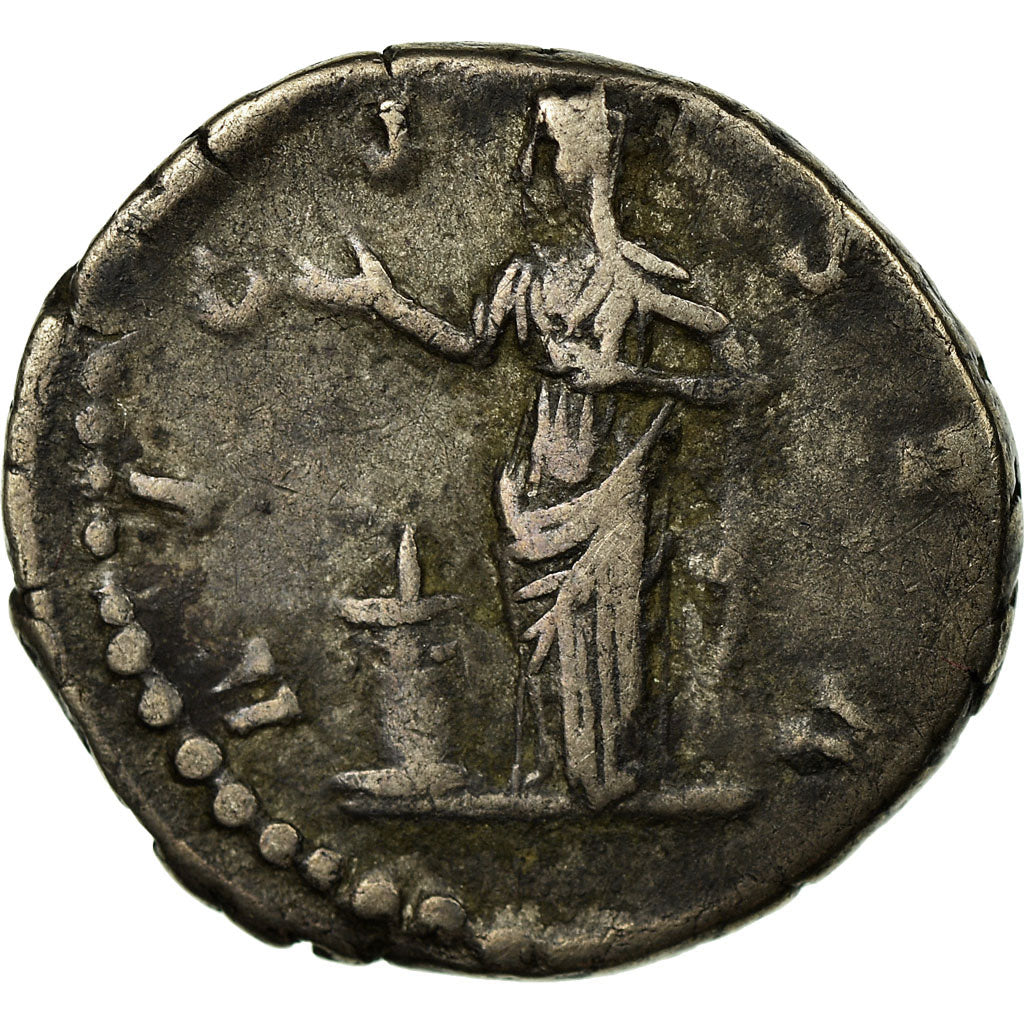 Coin, Faustina I, Denarius, 141, Rome, VF(30-35), Silver, RIC:374