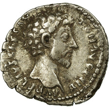 Coin, Marcus Aurelius, Denarius, 157-158, Rome, EF(40-45), Silver, RIC:475a