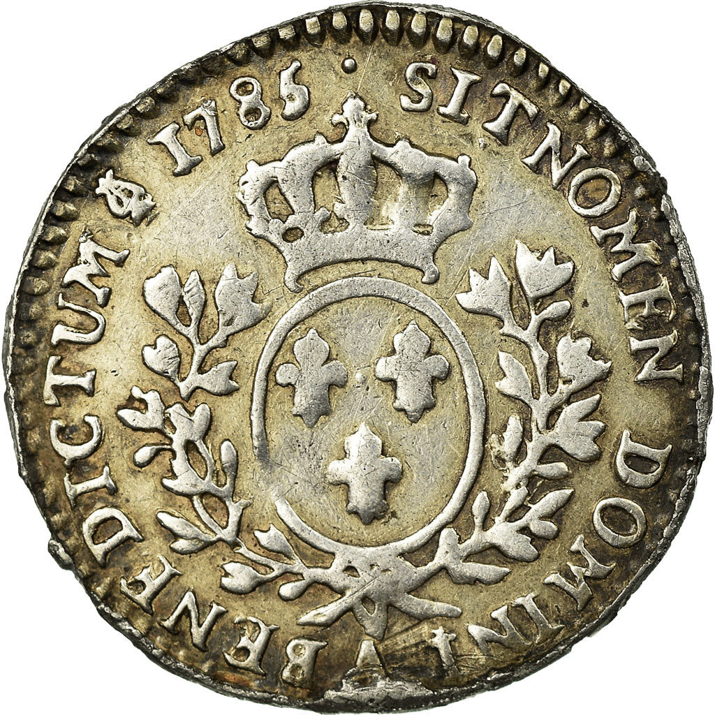 Moneda, Francia, Louis XVI, 1/10 Écu, 12 Sols, 1/10 ECU, 1785, Paris, Fautée