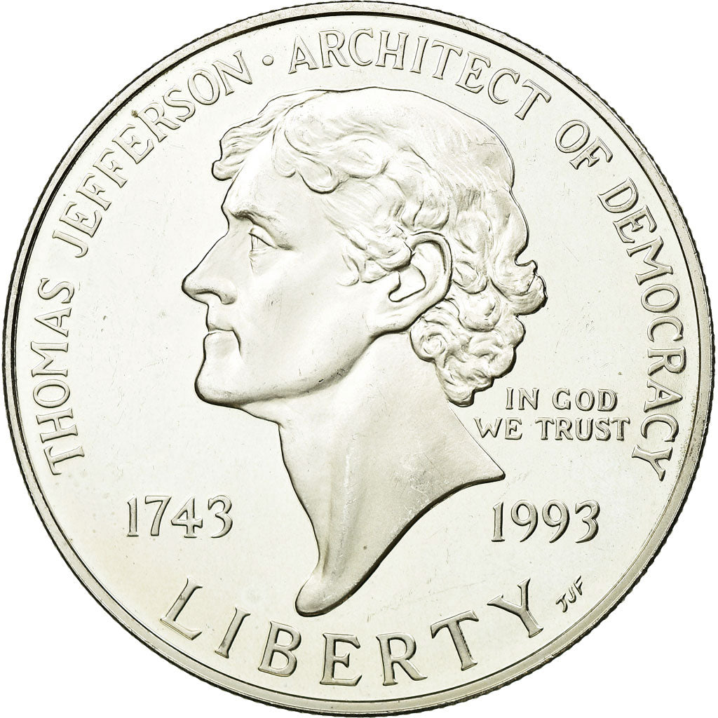 Coin, United States, Dollar, 1993, U.S. Mint, San Francisco, MS(63), Silver
