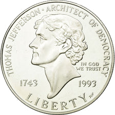 Coin, United States, Dollar, 1993, U.S. Mint, San Francisco, MS(63), Silver