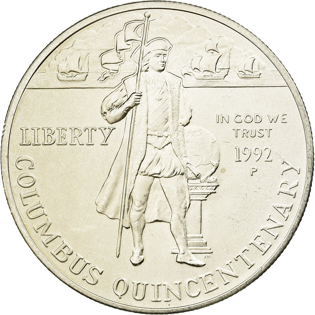 Coin, United States, Dollar, 1992, U.S. Mint, Philadelphia, MS(65-70), Silver