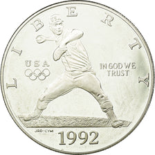 Coin, United States, Dollar, 1992, U.S. Mint, San Francisco, MS(63), Silver