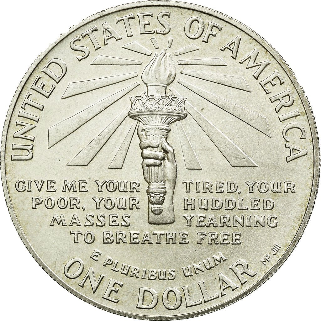 Coin, United States, Dollar, 1986, U.S. Mint, Philadelphia, MS(63), Silver