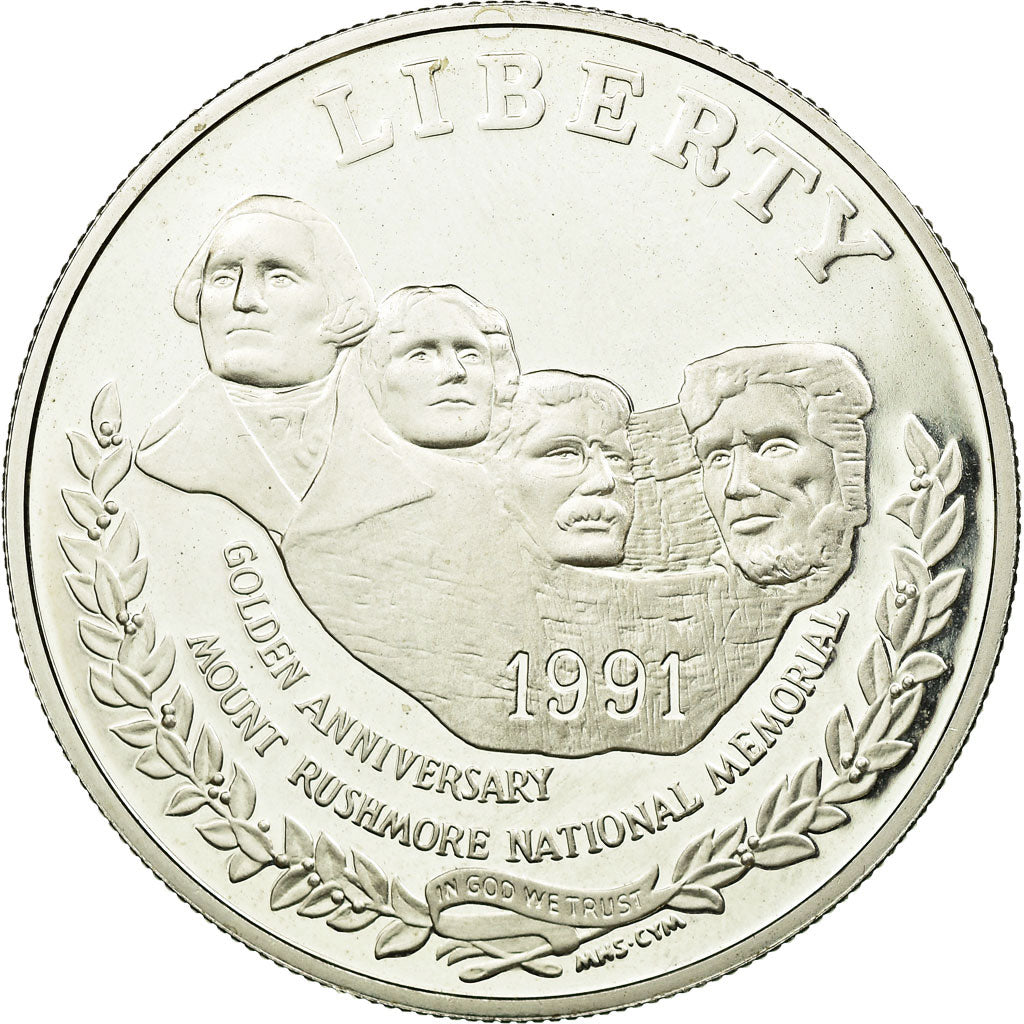 Coin, United States, Dollar, 1991, U.S. Mint, San Francisco, MS(65-70), Silver