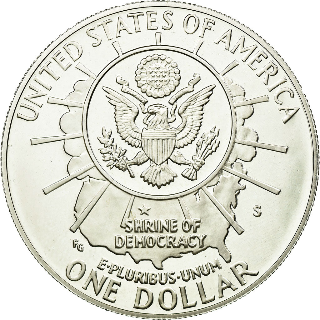 Coin, United States, Dollar, 1991, U.S. Mint, San Francisco, MS(65-70), Silver