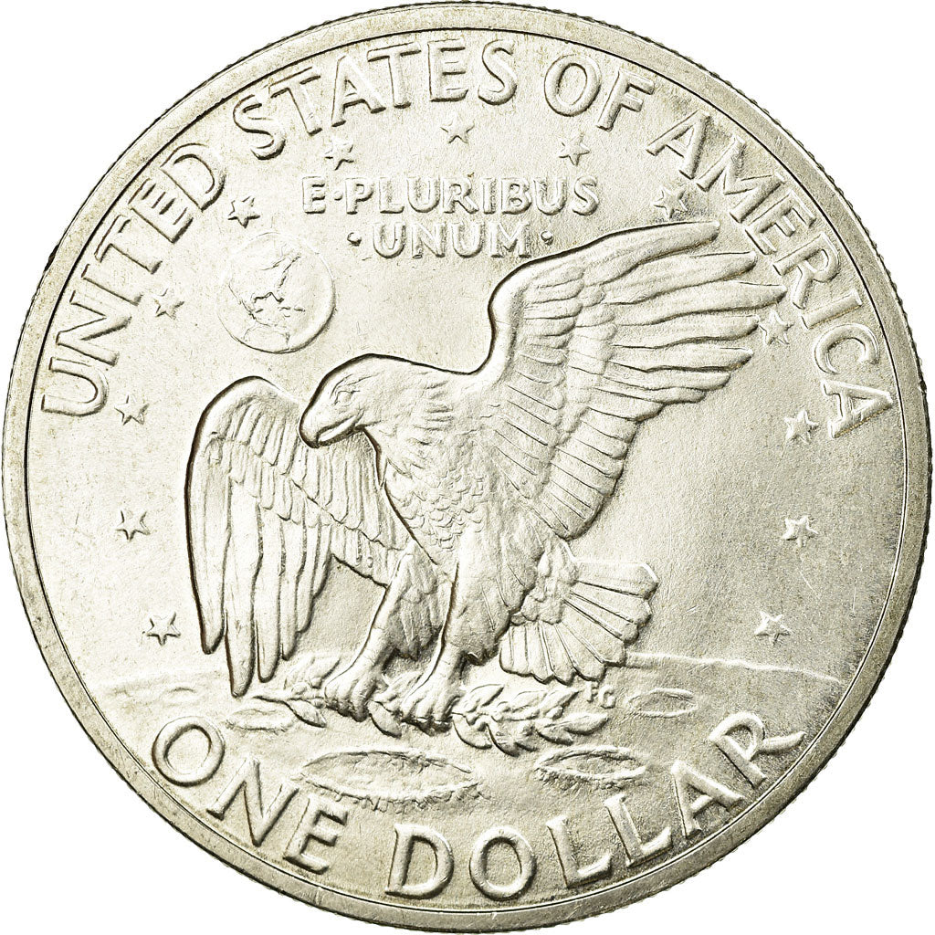 Coin, United States, Eisenhower Dollar, Dollar, 1971, U.S. Mint, San Francisco