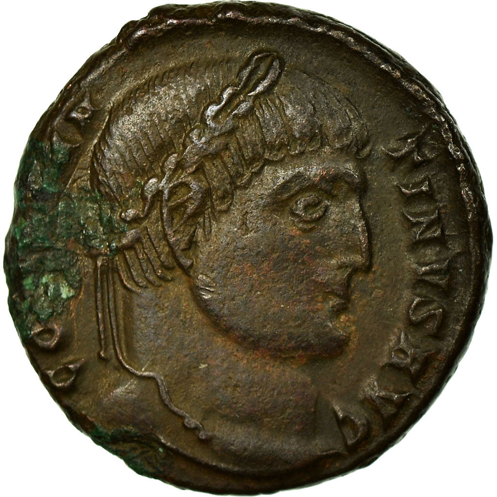 Coin, Constantine I, Follis, 327-328, Kyzikos, AU(50-53), Copper, RIC:51