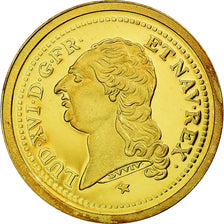France, Medal, Louis XVI, Reproduction Louis D'or, MS(65-70), Gold