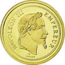 France, Medal, Napoléon III, Reproduction 100 Francs or, MS(65-70), Gold