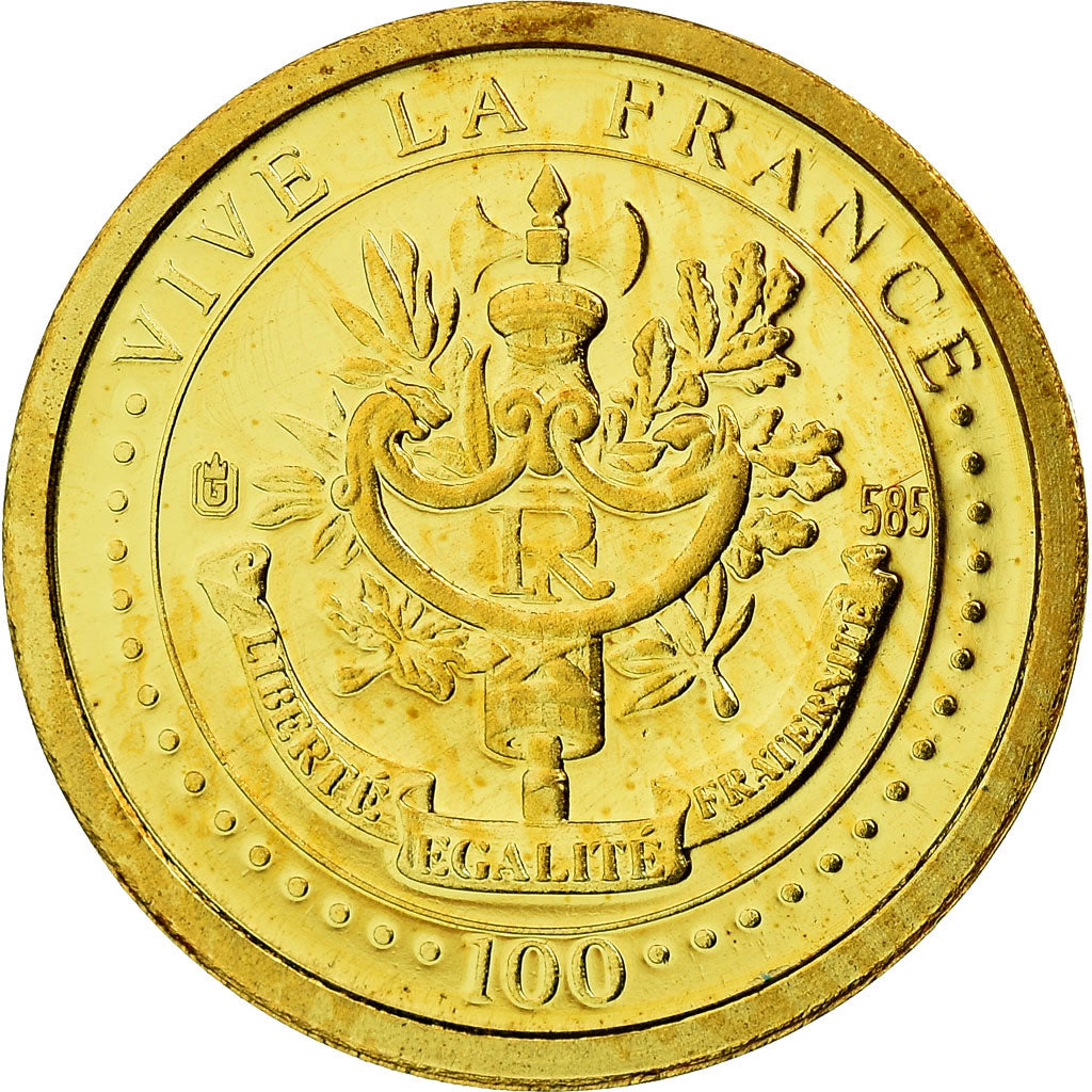 France, Medal, Jeanne d'Arc, History, MS(65-70), Gold