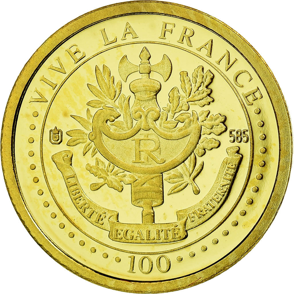 France, Medal, Gustave Eiffel, History, MS(65-70), Gold