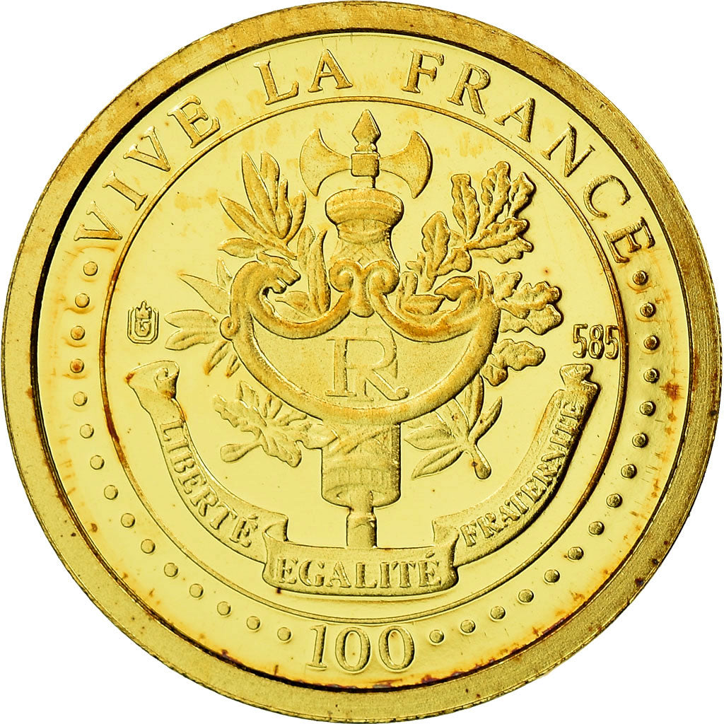 France, Medal, Marie Curie, History, MS(65-70), Gold