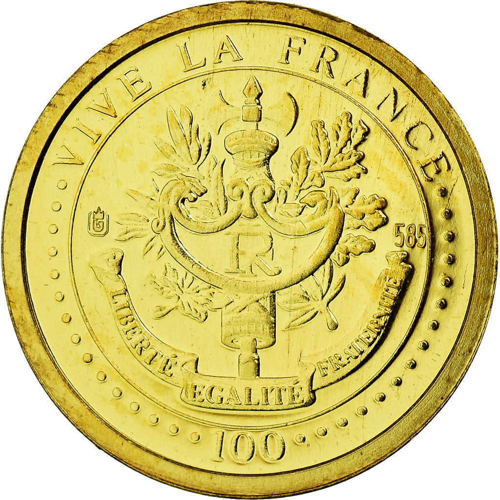 France, Medal, Napoléon Ier, History, MS(65-70), Gold