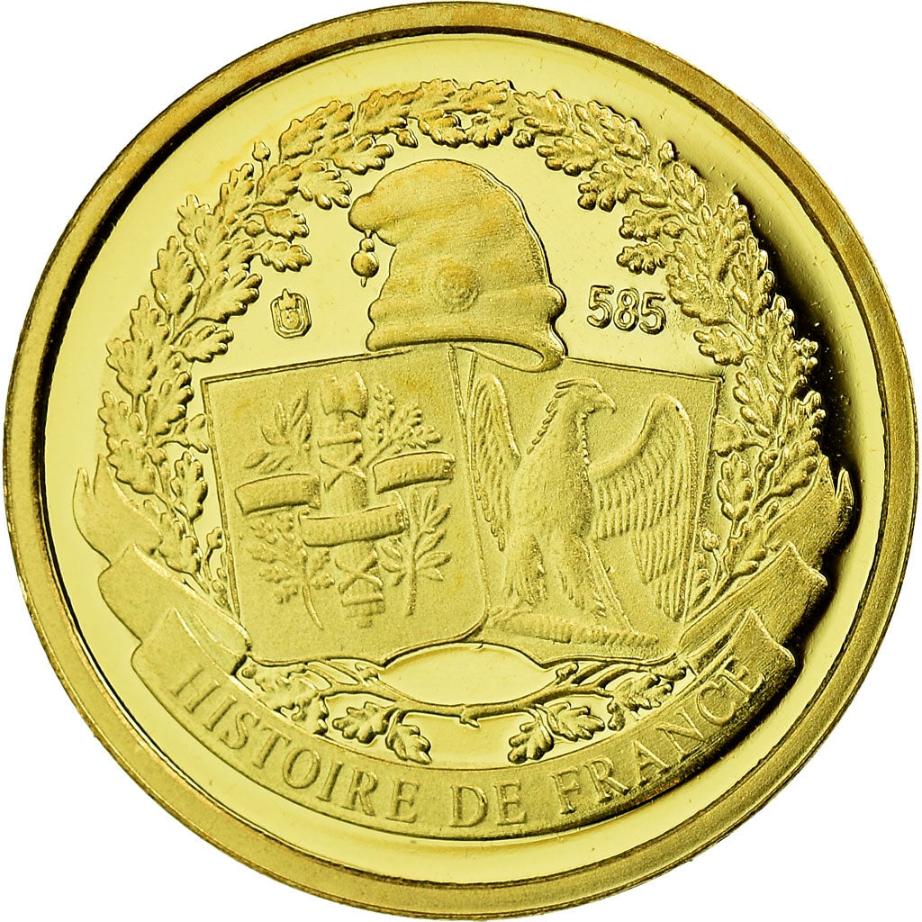 France, Médaille, Le débarquement de Normandie, History, FDC, Or