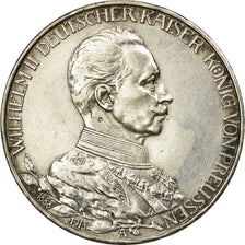 Coin, German States, PRUSSIA, Wilhelm II, 3 Mark, 1913, Berlin, AU(55-58)