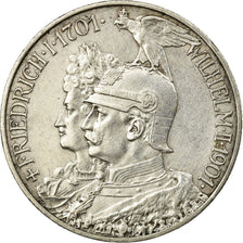 Coin, German States, PRUSSIA, Wilhelm II, 2 Mark, 1901, Berlin, AU(50-53)