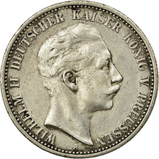 Coin, German States, PRUSSIA, Wilhelm II, 2 Mark, 1908, Berlin, VF(30-35)