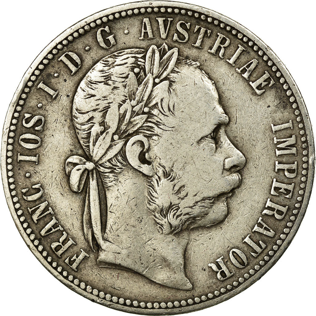 Münze, Österreich, Franz Joseph I, Florin, 1887, S+, Silber, KM:2222