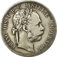 Münze, Österreich, Franz Joseph I, Florin, 1887, S+, Silber, KM:2222