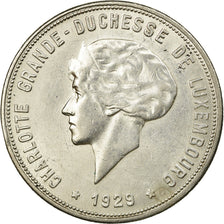 Coin, Luxembourg, Charlotte, 10 Francs, 1929, AU(50-53), Silver, KM:39