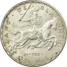 Coin, Luxembourg, Charlotte, 50 Francs, 1946, AU(50-53), Silver, KM:48