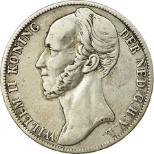 Coin, Netherlands, William II, Gulden, 1846, Utrecht, VF(30-35), Silver, KM:66