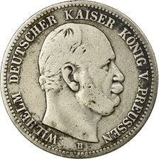Coin, German States, PRUSSIA, Wilhelm I, 2 Mark, 1876, Bayreuth, VF(20-25)