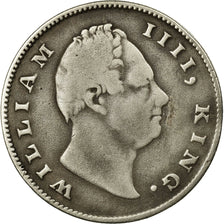 Coin, INDIA-BRITISH, William IV, Rupee, 1835, Bombay, VF(30-35), Silver