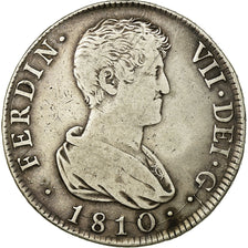 Moneda, España, Ferdinand VII, 4 Réales, 1810, Valladolid, MBC, Plata