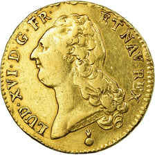 Coin, France, Louis XVI, Double louis d'or à la tête nue, 1786, Metz, Gold