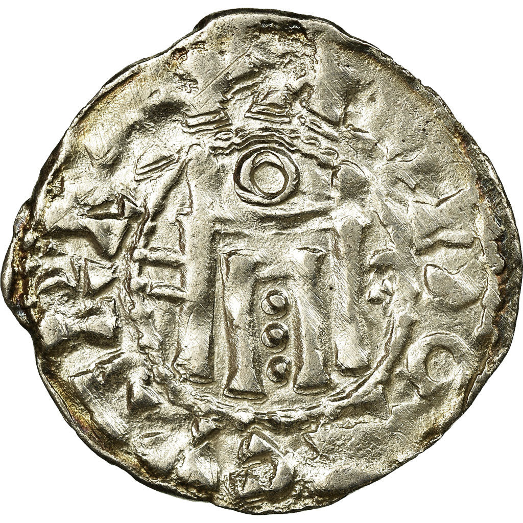 Coin, France, Louis VI, Denier, 1110-1130, Orléans, EF(40-45), Silver