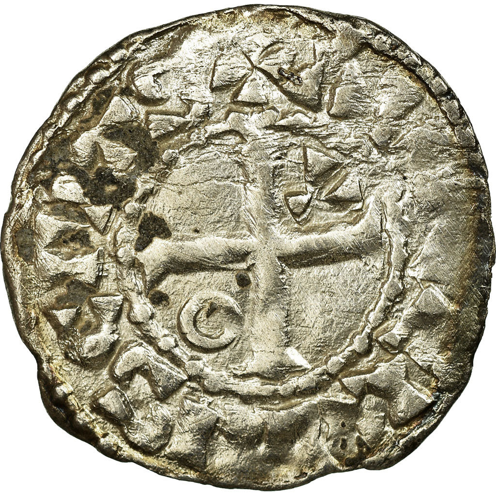 Coin, France, Louis VI, Denier, 1110-1130, Orléans, EF(40-45), Silver