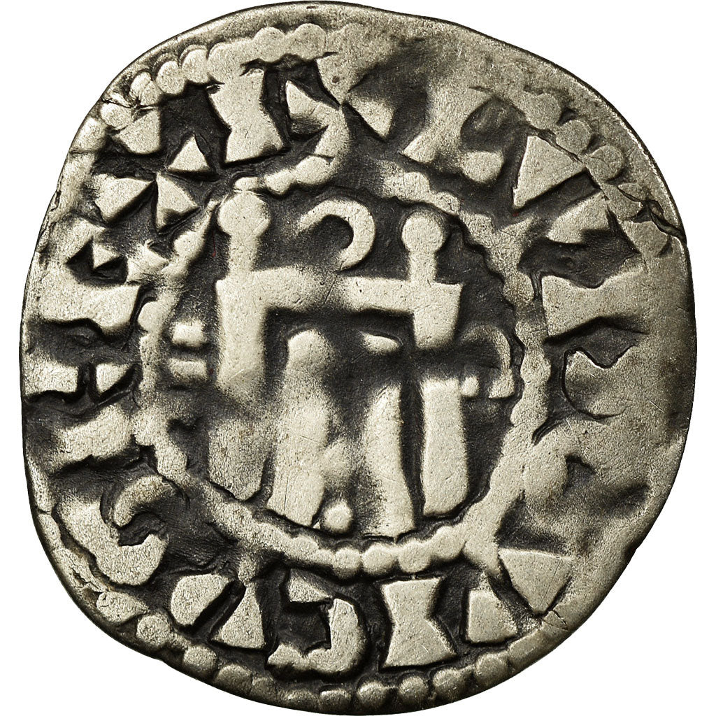 Munten, Frankrijk, Louis VI, Denier, 1110-1130, Orléans, FR+, Zilver