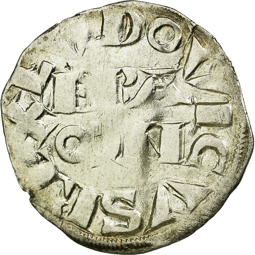 Moneta, Francia, Louis VII, Denier Parisis, Paris, BB, Argento, Duplessy:146