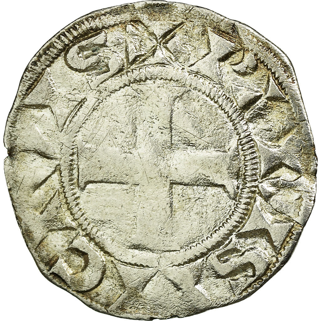 Moneta, Francia, Louis VII, Denier Parisis, Paris, BB, Argento, Duplessy:146