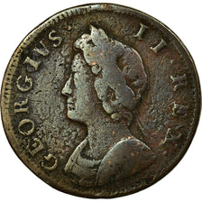 Moneda, Gran Bretaña, George II, Farthing, 1730, BC, Cobre, KM:572
