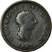 Moneta, Gran Bretagna, George III, 1/2 Penny, 1807, MB, Rame, KM:662