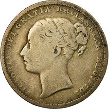 Coin, Great Britain, Victoria, Shilling, 1883, F(12-15), Silver, KM:734.4