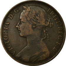 Coin, Great Britain, Victoria, Penny, 1892, VF(30-35), Bronze, KM:755