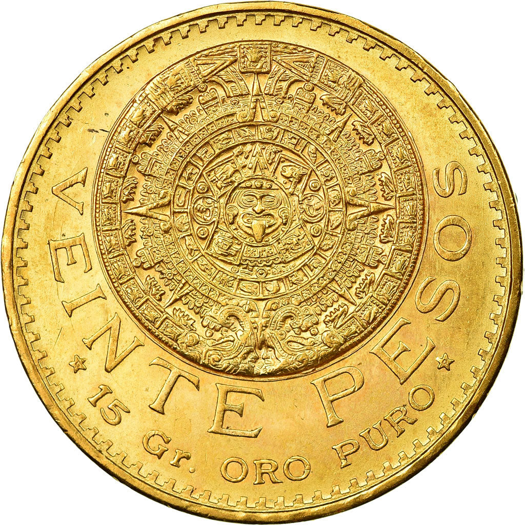 Moneta, Messico, 20 Pesos, 1959, Mexico City, SPL, Oro, KM:478