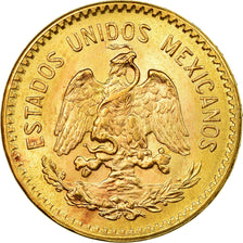 Coin, Mexico, 10 Pesos, 1959, Mexico City, AU(55-58), Gold, KM:473