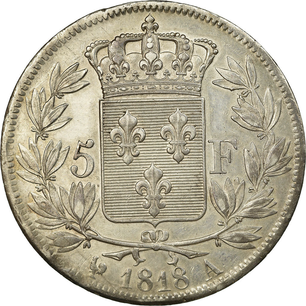Münze, Frankreich, Louis XVIII, Louis XVIII, 5 Francs, 1818, Paris, SS+
